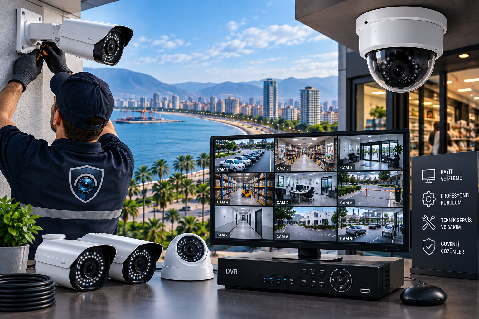 Mersin CCTV Kamera Sistemleri  CCTV Kamera Kurulumu